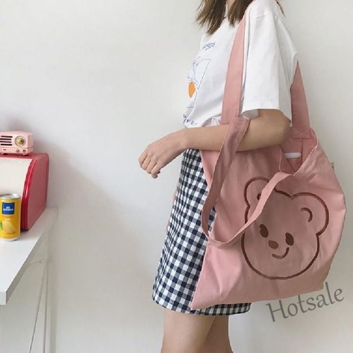 hot-sale-c16-zipper-inner-pocket-tscfashion-bag-female-2023-new-ins-canvas-bag-female-student-korean-single-shoulder-bag-simple-and-versatile-high-capacity-tote-bag