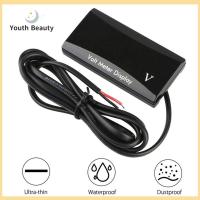 YOUTH BEAUTY มินิ การป้องกันการเชื่อมต่อย้อนกลับ 12V-150V แผงทดสอบ โวลต์มิเตอร์แบบดิจิตอล จอแสดงผล LED 0.56 นิ้ว เครื่องวัดแรงดันไฟฟ้าโวลต์