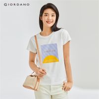 COD Letitia Robbins GIORDANO เสื้อยืดแขนสั้นผู้หญิง Womens print tee 05392213