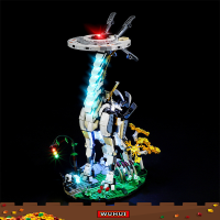 WUHUI Led Light Up Kit สำหรับ76989 Horizon West Endless Giraffe Building Blocks ไม่รวมบล็อกชุด Building Kit ของเล่นรูป Action Figure อาคารอิฐสำหรับเด็กก่อนวัยเรียนอายุ3 + ของเล่นเด็ก