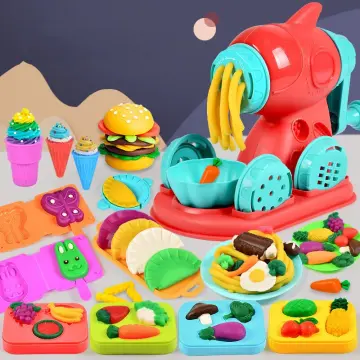 Kids Playdoh Set Kitchen Playdoh Plasticine Noodle Tool Kid Play House Toys  DIY Playdoh Clay Noodle Machine Play Doh Accessories