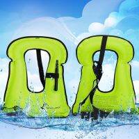 YOUZI Portable Snorkeling Vest Life Jacket Inflatable Swim Vest Swimming Gear For Outdoor Water Sports Fun Safety