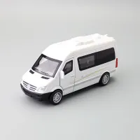 1:32 Scale M-B Sprinter MPV Van ของเล่นรถ Diecast รุ่นดึงกลับเสียงประตูเปิดได้คอลเลกชันของขวัญเด็ก