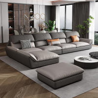Deewani โซฟา Modern Minimalist Tech Cloth Solid Wood Sofa, 2023 New Sponge Seat Bag [flagship version]