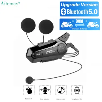 Boomless motorcycle hot sale bluetooth headset