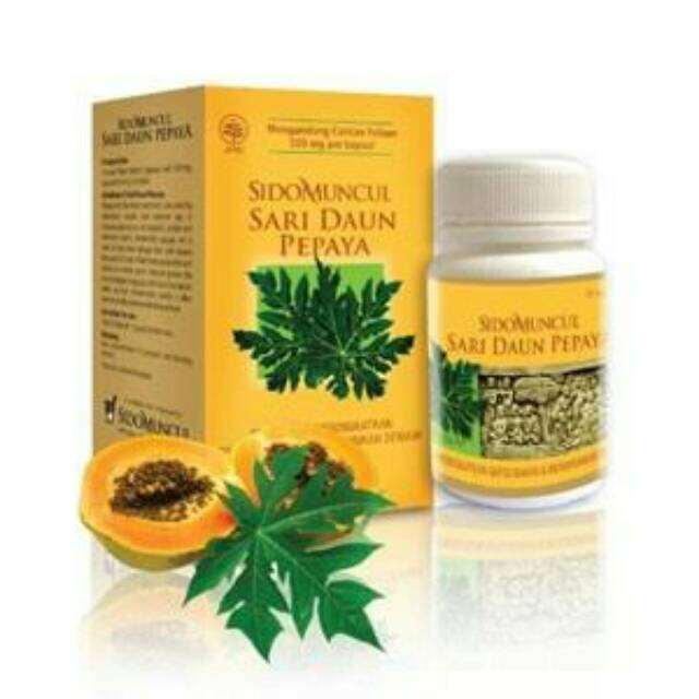 Sido Muncul Sari Papaya Leaf contains 50 capsules Lazada