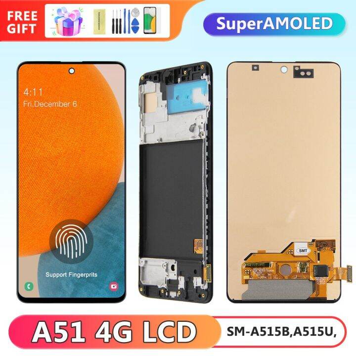 Super Amoled Display For Samsung Galaxy A51 A515 Lcd Display Touch