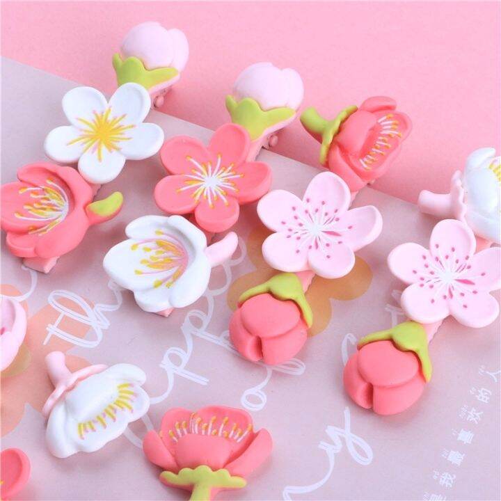 10pcs-cherry-peach-blossom-bud-cream-glue-diy-homemade-resin-flatback-scrapbooking-hair-clip-brooch-phone-case-accessories