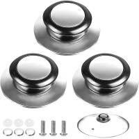 Universal Glass Lib Cover Knob Cap Heat-Resistant Cooking Pot Pan Lid Knob Replacement Lifting Handle Kitchen Cookware Handgrip Other Specialty Kitche