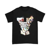 เสื้อยืดโอเวอร์ไซส์เสื้อยืด พิมพ์ลาย Grand THEFT AUTO V | Gta เสื้อยืดห้าส่วน | เสื้อยืด สีดํา สําหรับผู้ชาย และผู้หญิง  SEBW