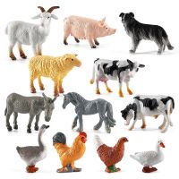 【CC】☾  Animals Figurines Set Barn Figures Educational Kids