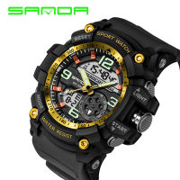 SANDA S SHOCK Sport Watch Mens Digital Quartz Wrist Watches  Top Brand Luxury Clock 50M Dive Military Sports Watches Saat