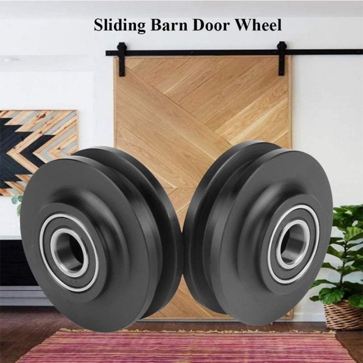 2pcs-sliding-barn-door-wheel-heavy-duty-cabinet-window-pulley-roller-quiet-sliding-door-track-perfect-for-diy-barn-door