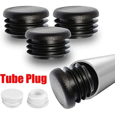 ℗◆ 16/32pcs Round Steel Pipe Plastic Hole Plug Insert End Cap Furniture Chair Leg Cover Metal Tubing Alloy Ladder Glide Protection