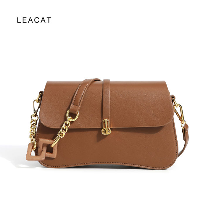 Leacat Women Sling bag High quality Korea new street trend bag leather ...