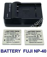 FNP-40  FNP40  NP-40  NP40 แบตเตอรี่  แท่นชาร์จ  แบตเตอรี่พร้อมแท่นชาร์จสำหรับกล้องฟูจิ Battery  Charger  Battery and Charger For Fujifilm FinePix F610 Zoom,F650,F700,F710,F810,F811,J50,V10,Z1,Z2,Z3 Zoom,Z5 BY KONDEEKIKKU SHOP