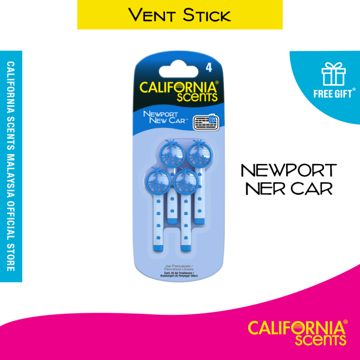California Scents Vent Stick Newport New Car Air Freshener Perfume Lazada