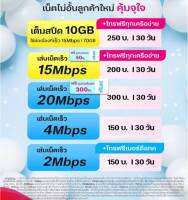 ใหม่ ซิมเน็ตซิมเดียวเลือกสมัครได้ทุกแพ็กเกจ 4Mbps 15 Mbps 20 Mbps โทรฟรีทุกเครือข่าย ฟรี WIFI ดูหนัง การ์ตูน ซีรีส์ ฟังเพลงแบบจุใจแรงเต็มสปีด