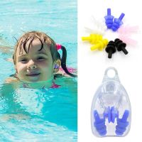 2pcs Soft Anti-Noise Ear Plug Waterproof Swimming Silicone Swim Earplugs Noise Reduction Sleep Adult Children Swimmers Diving