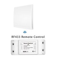 รีโมทคอนโทรล RF 433สวิตซ์อัจฉริยะไร้สายรีโมทคอนโทรลตัวควบคุมปุ่มกดตัวส่งสัญญาณแผงผนัง2ทาง/3ทางมัลติคอนโทรล