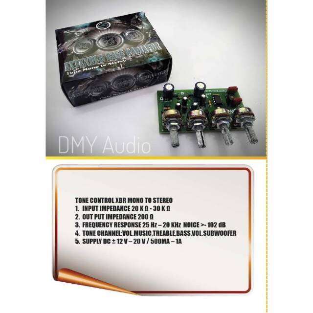 Kit Tone Control Mono To Stereo Xbr Lazada Indonesia