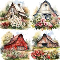 【YF】卍  Rural Barn Stickers Crafts And Scrapbooking stickers kids toys book Stationery