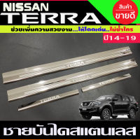 ชายบันได สแตนเลส 4 ชิ้น NISSAN TERRA 2014-2019 (R)