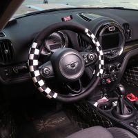 [HOT CPPPPZLQHEN 561] พวงมาลัยรถ38ซม. Plush Protector Decor สำหรับ Mini Cooper One JCW S Clubman Countryman Universal รถอุปกรณ์เสริม