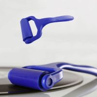 【top-rated】 RedWa MALL Blue Reusable Vinyl Record Cleaner Anti-Static Silicone Easy Cleaning Roller LP อุปกรณ์ทำความสะอาดเครื่องมือ Accessories