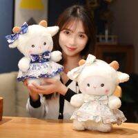 23/33Cm Kawaii Sheep Plush Toy Stuffed Soft Dressed Lamb With Lolita Skirt Girly Style Appease Doll Toys For Kids Girls Gift