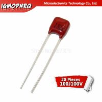 20PCS 100V101J 100V 100PF 100P 100V 101 63V101J Pitch 5MM igmopnrq CBB Polypropylene film capacitor new