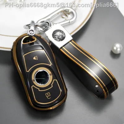 TPU Car Key Case For Buick Encore Envision GL8 New Lacrosse Keys Cover Protect Shell Fob Auto Keychain Accessories Car Styling