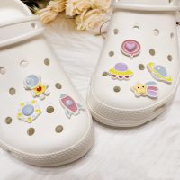 Deco Charm - Dripping Oil Spaceship Jibbitz Kids Fashion Upper Decoration Cartoon Bag Accessories