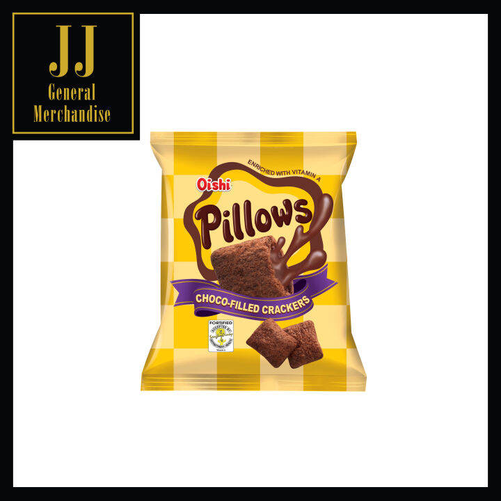 Oishi Pillows Choco Filled Crackers 38g Lazada PH