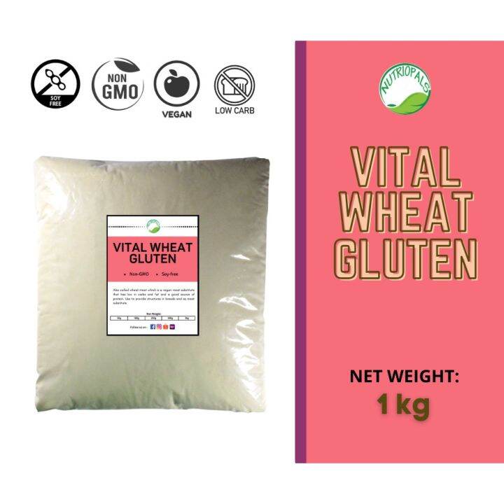 Vital Wheat Gluten flour BULK 1kg Keto, Vegan and Low carb friendly