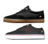 Emerica Hsu หนังกลับนักเรียน3e น้ำหนักเบา,รองเท้าสเก็ตบอร์ดการดูดซับแรงกระแทกกันลื่นทนทานต่อเสื้อต่ำ