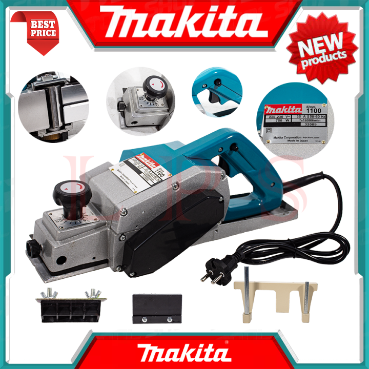 makita-power-planer-กบไสไม้ไฟฟ้า-3-นิ้ว-เครื่องไสไม้-เครื่องรีดไม้-กบไสไม้-รุ่น-1100-งานไต้หวัน-aaa-การันตีสินค้า