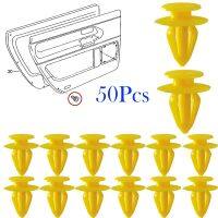 50X ที่งัดประตูติดรถยนต์อเนกประสงค์,ตัวยึดผลักคลิปสำหรับ Audi A3 A6 A8 R8 TT VW Polo T5 Galaxy Shan Ford Seat D35อะไหล่รถยนต์