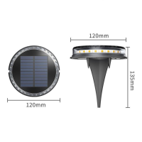 solar led light outdoor Garden Lighting Solar Floor Light Light with Motion Sensor Outdoor Waterproof Garden Solar Garden Lamp