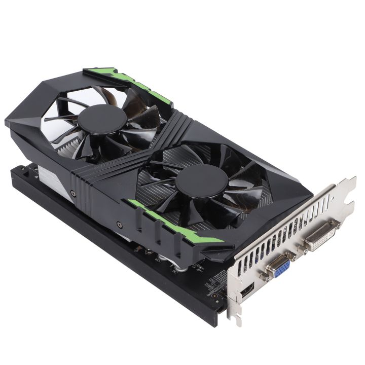 graphics-card-128bit-4gb-ddr5-1250mhz-automatic-recognition-durable-computer-accessories-for-dual-fan-desktop-computer