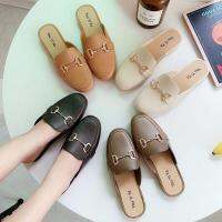 NGT รองเท้าแตะเเบบสวม Summer Slippers Women Wear Flat Bottom Sandals Casual Beach Shoes