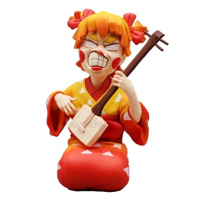 ZZOOI 12cm Demon Slayer: Kimetsu no Yaiba Anime Figure Zenitsu Agatsuma Action Figure Flower Street Beauty Figure Collectible Doll Toy