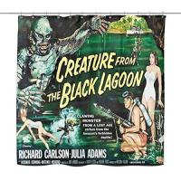 The Black Lagoon Shower Curtain Horror Movie