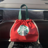 กระเป๋า Starbuck กระเป๋าใส่เบนโตะกล่องใส่กระเป๋ากลางวันสไตล์ญี่ปุ่นเดรสลายดอกความจุขนาดใหญ่กระเป๋าทรงสี่เหลี่ยมมีหูหิ้วสะพายไหล่ใส่ของได้เยอะถือด้วยมือพร้อม Starbuck ถุงปิ่นโตกระเป๋าทรงสี่เหลี่ยมมีหูหิ้วสะพายไหล่กระเป๋าทรงสี่เหลี่ยมมีหูหิ้วสะพายไหล่ Starb