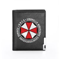 Men Wallet Leather Umbrella Corporation Printing Billfold Slim Credit Card/ID Holders Inserts Money Bag Male Pocket Short Purses ●❀