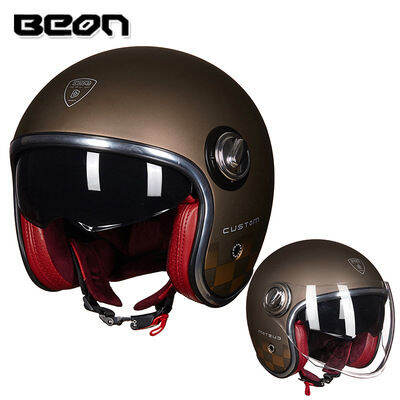 beon-vintage-motorcycle-helmet-3-4-helmet-double-lens-sun-blocker-open-face-helmet