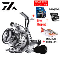 New All-Metal Silver Freshwater And Seawater Dual Use Fishing Reel Big Pulling Drag Spinning Reel Durable Carp Fishing Saltwater