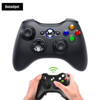 2.4G Wireless Gamepad Gaming Controller สำหรับ Xbox 360/ 360 Slim/PC คอนโซลวิดีโอเกม 3D Rocker จอยสติ๊กเกมจับอุปกรณ์เสริม-caicai store