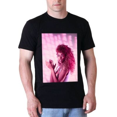 Casual T Shirt Male Pattern Short O-Neck Christmas Men Whitney Houston Broadcloth Shirt Cool Tees Streetwear