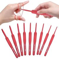 【CC】 New 1Pc 2mm-6mm Crochet Hooks Knitting Needle Silicone Handle Aluminum Needles Weaving Sewing